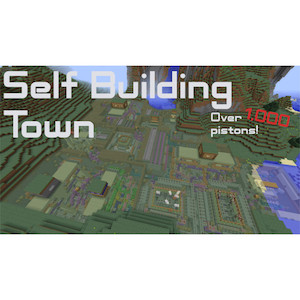 Minecraft Self Building Town